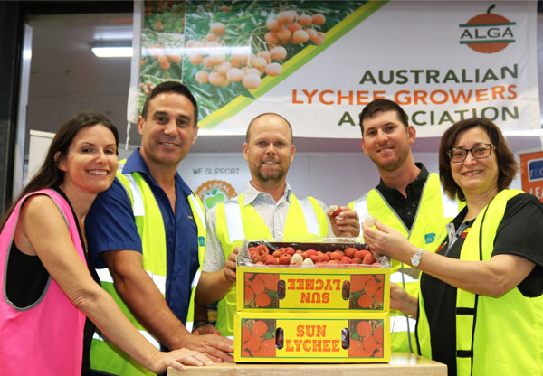 Brisbane Markets lychee auction for charity